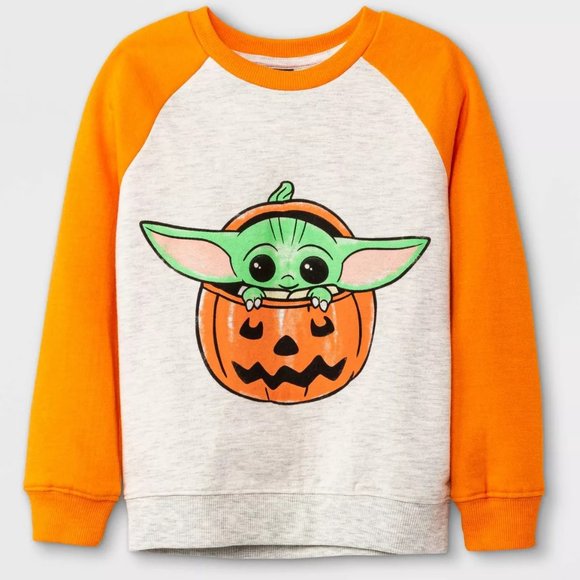 Boys' Baby Yoda Halloween Pullover and Jogger Fleece Set Size 12 18 Months NWT - Picture 3 of 4